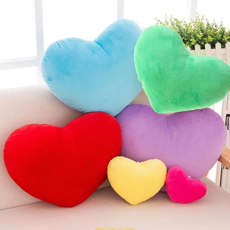 15cm Heart Decorative Throw Pillow PP Cotton Soft for Creative for Doll Lo Secondary image