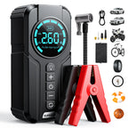 BSMOOM Car Jump Starter Air Compressor With Power Bank 150PSI Air Pump Car Battery Emergency Boosters with LED Light