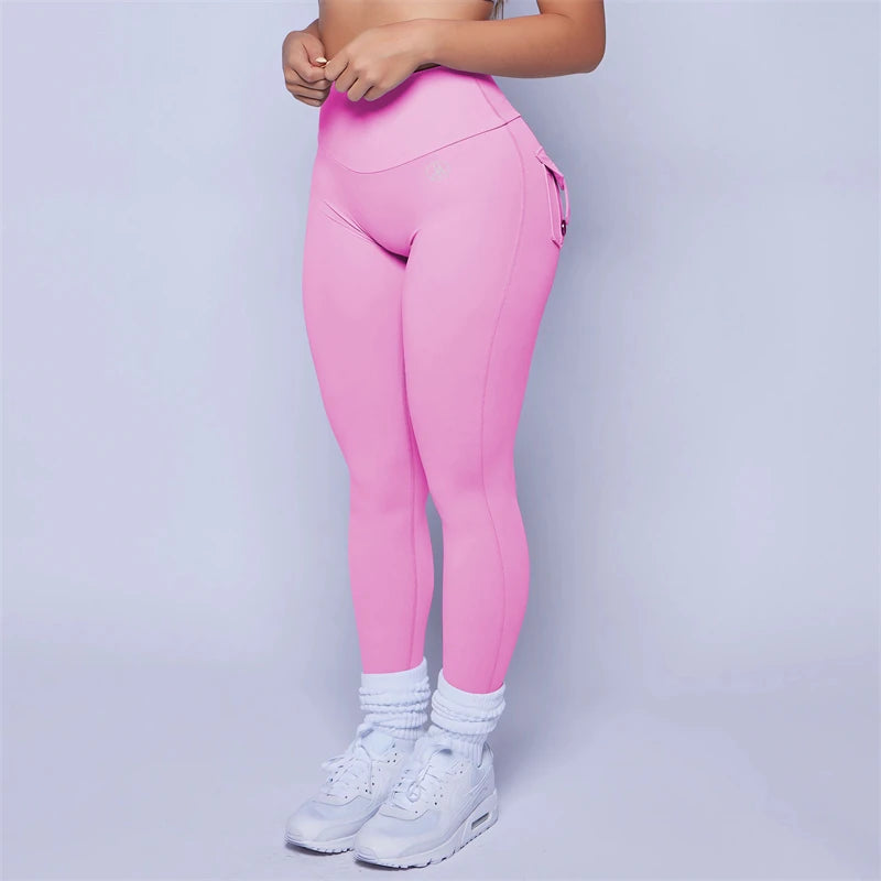 High Waist Gym Leggings – Peach Lift Yoga Pants