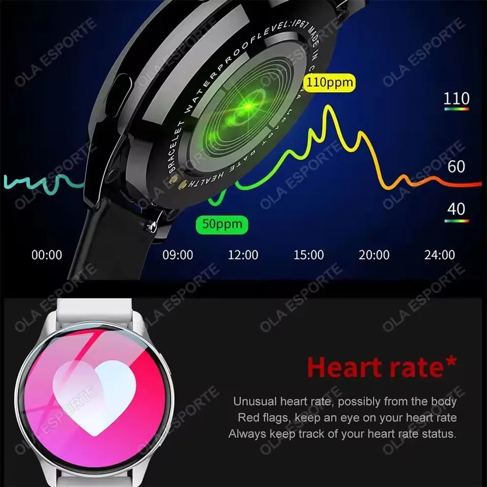 Xiaomi Women Bluetooth Call Smart Watch HeartRate Blood Pressure Monitoring Smartwatches Waterproof Men Smartwatch Android IOS Secondary image