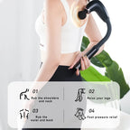 2025 Smart Fascia Gun Electric Massager Massage Hammer Electric Fascia Gun Home Handheld Hammer Back Artifact Christmas Gift