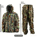 Men's Ghillie Suit, 3D Lightweight Hunting Clothes, Hooded Camouflage Clothing Breathable Hunting Suit