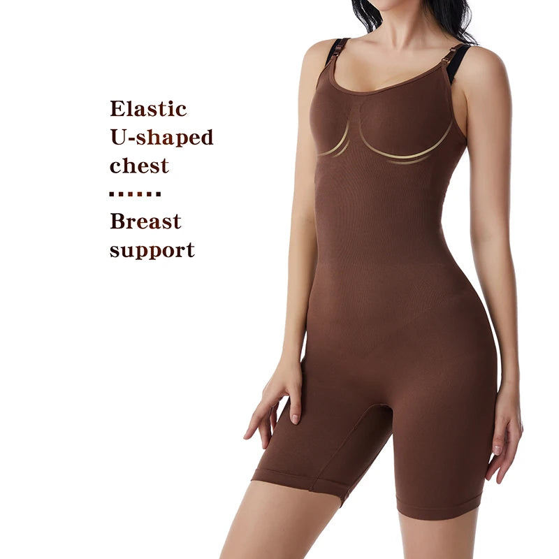 Women Bodysuit Shapewear Tummy Control Full Body Shaper Slimming Sheath Butt Lifter Push Up Thigh Slimmer Abdomen Shapers Corset Main image