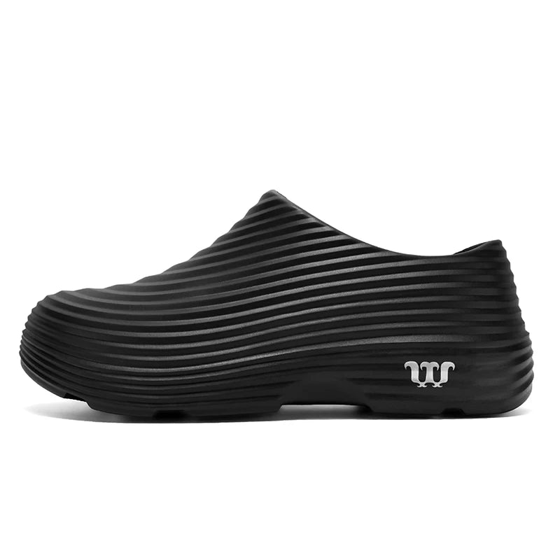 Waterproof Anti-skid Oil Proof Chef Kitchen Shoes Soft Working Footwear Without Steel Cap Clogs Garden Beach Shoes Summer