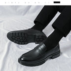 High Quality Dress Shoes Man Comfortable Business Social Leather Shoes For Man Casual Men's Italian Formal Shoes Man Loafers