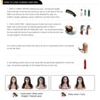 Chocolate Brown Body Wave Lace Front Wig Human Hair 220 Density Frontal Lace Wigs 30 Inch 13x6 HD Transparent Lace Human Wigs