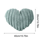 Heart Decorative Throw Pillow Living Room Bedroom Creative Cute Heart Pillow Home Soft Comfort Heart Shape Pillow Decoration