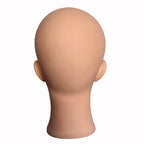 Professional Makeup Doll Head Bald Manikin Model For Making Wigs Styling Caps Hairdressing Hat Headwear Display Stand