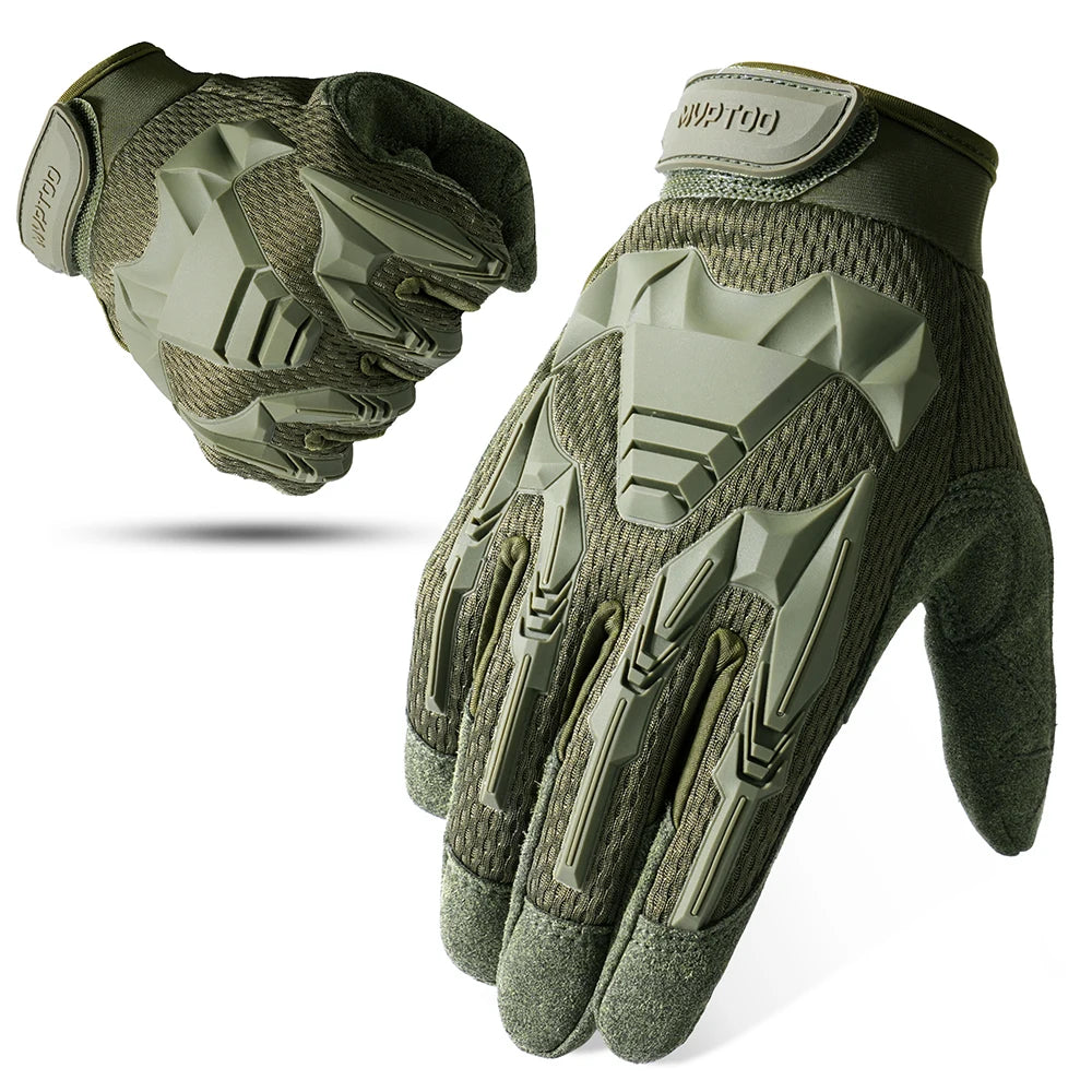 Men Tactical Gloves Touch Screen Outdoor Sport Paintball Combat Hiking Hunting Riding Bike Non-slip Breathable Cycling Equipment