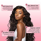 LOCKMIO Natural Lace Tint Spray Dyed Foam Mousse for Women 100ML Wigs Mesh Skin-fitting Invisible Colorant Cosplay Wig Dye Mist