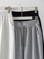 Thick Warm Fleece Sweatpants Women Winter Straight Leg Pants Gray Velvet Trousers Pants Jogger For Women Sweatpants Outfits