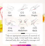 AILKE Whitening Body Oil, Moisturizing, Nourishing, Smooth Skin, Reduce Dark Spots, Suitable For All Skin Types, 300ml