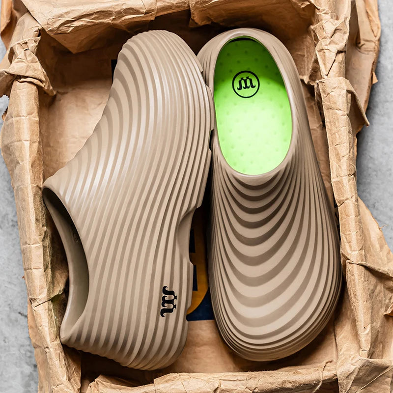 Waterproof Anti-skid Oil Proof Chef Kitchen Shoes Soft Working Footwear Without Steel Cap Clogs Garden Beach Shoes Summer Main image