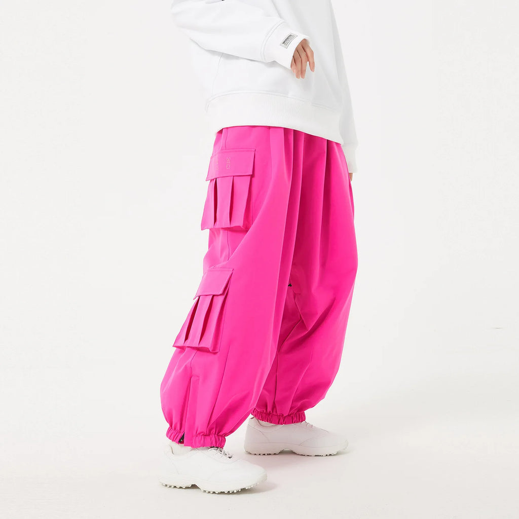 Oversize Winter Ski Pants 3L Snowboard Pant Thicken Thermal Waterproof Breathable Outdoor Sports Warm Women's Men's Ski Trousers