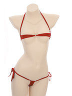 Bikini Swimsuit Outfits for Women Sexy Micro Mini Bikini Set Bandage Bra Thong Two Piece Swimwear Beachwear Bathing Suit Femme
