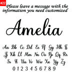 Customized Name Letter Necklace Personalized Stainless Steel Simple Pendant Clavicle Chain Women's Jewelry Valentine's Day Gift