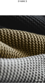 Maden Retro Heavyweight Knitted Sweater Loose Round Neck Pullover Warm Versatile Base Layer Knitwear for Men's Autumn and Winter