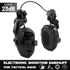 Premium Electronic Shooting Earmuffs - 23dB Active Noise Cancelling Hearing Protection for Hunting Shooting & Tactical Training
