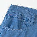 Men's summer slim fit soft blue imitation jeans comfortable casual youth pants outdoor versatile slim fit handsome slim fit pant
