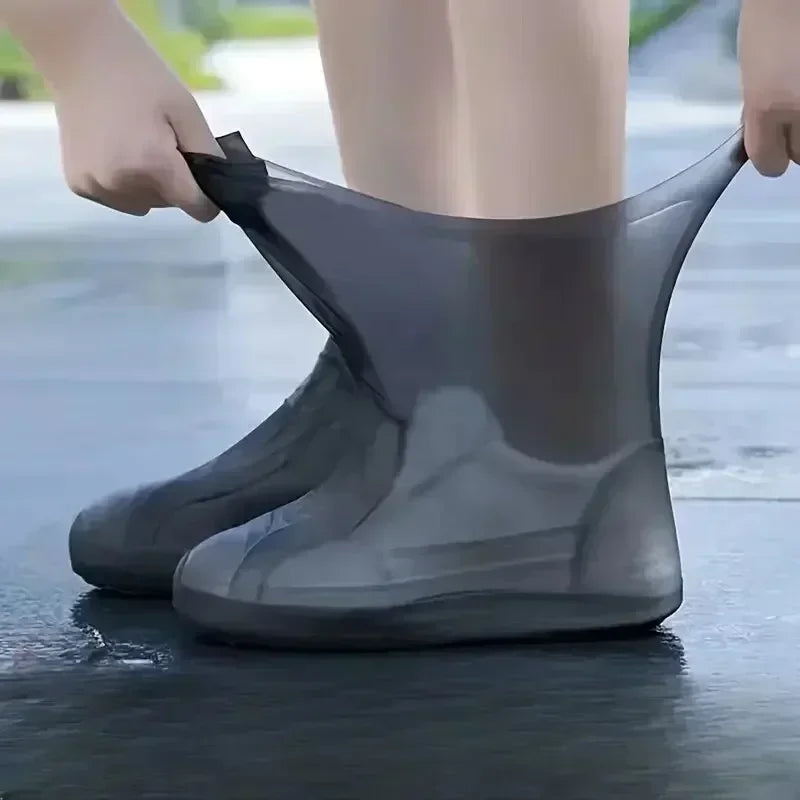 Reusable Coat Walking Shoes Rainy Day Lightweight Thick Wear-resistant Silicone Daily Household Items Rain Shoe Covers Travel