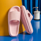 Slippers EVA Sandals Slippers Simple Men Women Wear Thick-Soled Non-Slip Summer Quarters Bathroom Shower  Indoor Home Casual