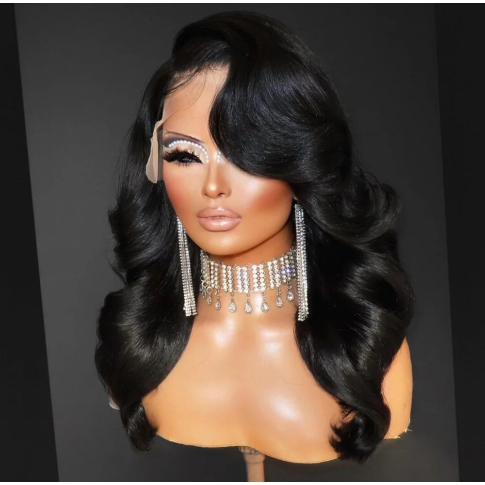 13x4 Body Wave Lace Front Wigs Human Hair Pre plucked  With Baby Hair 200 Density Glueless Human Hair Wigs For Women Main image