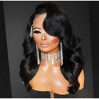 13x4 Body Wave Lace Front Wigs Human Hair Pre plucked  With Baby Hair 200 Density Glueless Human Hair Wigs For Women