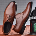Customizable New Hot Selling Man Formal Black Leather Men Lace Up Oxfords Business Casual Shoes Tailor-made Suits MNX002069