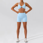 2-Piece Quick Dry Yoga Set – Long Sleeve Gym Outfit