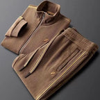 Autumn Sports Men Sets Suit for Men Zipper Hooded Cardigan Jacket Straight leg Sweatpants two-piece Set