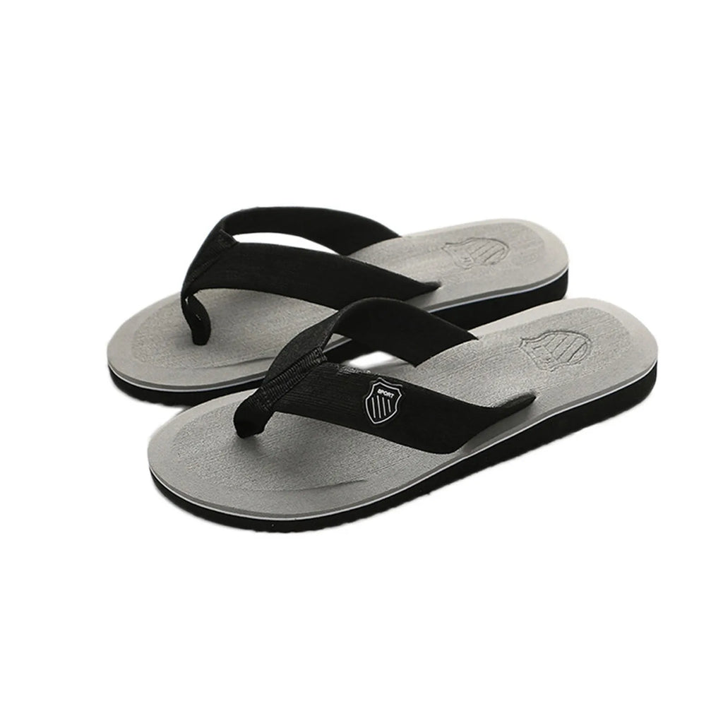 Men'S Flip Flops Simple Men'S Flip Flops Lightweight Casual Slippers Non-Slip Clip Foot Beach Vacation Seaside Play Comfortable