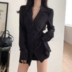 Striped Shirts for Women Turn-down Collar Long Sleeve Blouses Spring 2025 New Fashion Single Breasted Female Shirts