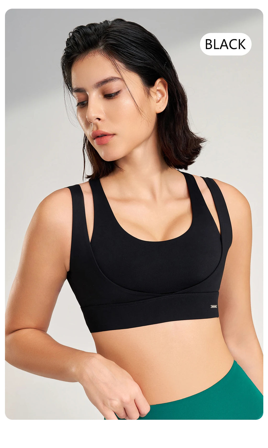 Sports Tops Women's Gym Sexy Underwear Sports Bra Tank Top Gathering Shockproof Women's Sports Underwear High Elasticity