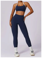 Gym Sport Bra Halter Sports Bra Anti-sweat Breathable Yoga Bra Shockproof Crop Top Fitness Top Push Up Workout Top Women