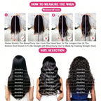 30 Inch 13x6 Straight Lace Front Wigs Human Hair 200% Density HD Lace Front Wigs Human Hair Pre Plucked Glueless Straight Wig