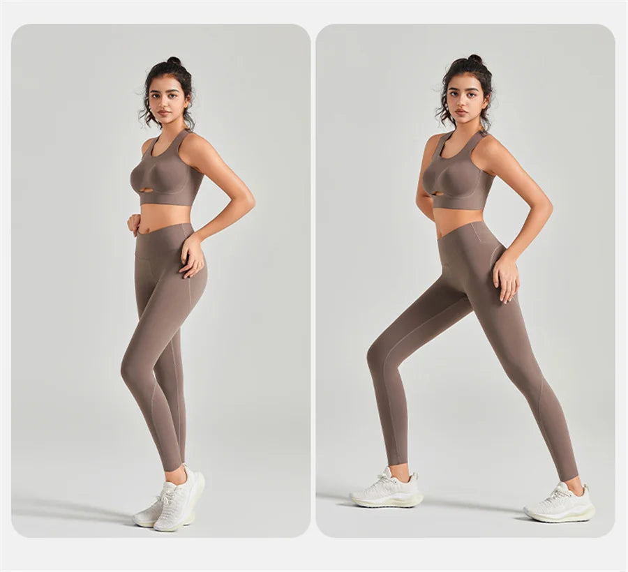 Summer Yoga Leggings For Women High Waist Breathable Quick Drying Pilates Running Jogging Fitness Girls Long Pants Gym Workout
