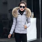 2026 Faux Fur Parkas Women Down Jacket clothes Womens Parkas Thicken Outerwear hooded Winter Coat Female Jacket Cotton padded