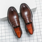 High Quality Dress Shoes Man Comfortable Business Social Leather Shoes For Man Casual Men's Italian Formal Shoes Man Loafers