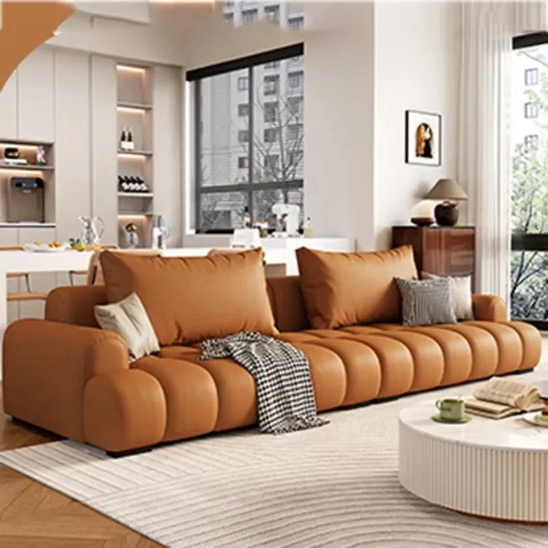 Living Room Sofas Luxury Sofa Single Designer Furniture Home Large Lounge Bed Floor Couch Relaxing Divano Adhd Unique Furniture Secondary image