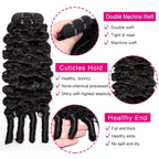 Burmese Curly Hair Bundles Raw Human Hair 1/3/4 Bundles Pixie Curly 100% Unprocessed Human Hair Weave Extensions For Women Wavy