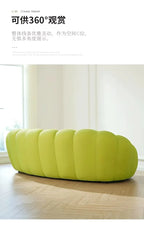Compressed vacuum cross-border honeycomb pull-point bubble sofa special-shaped hall football three-person lazy sofa