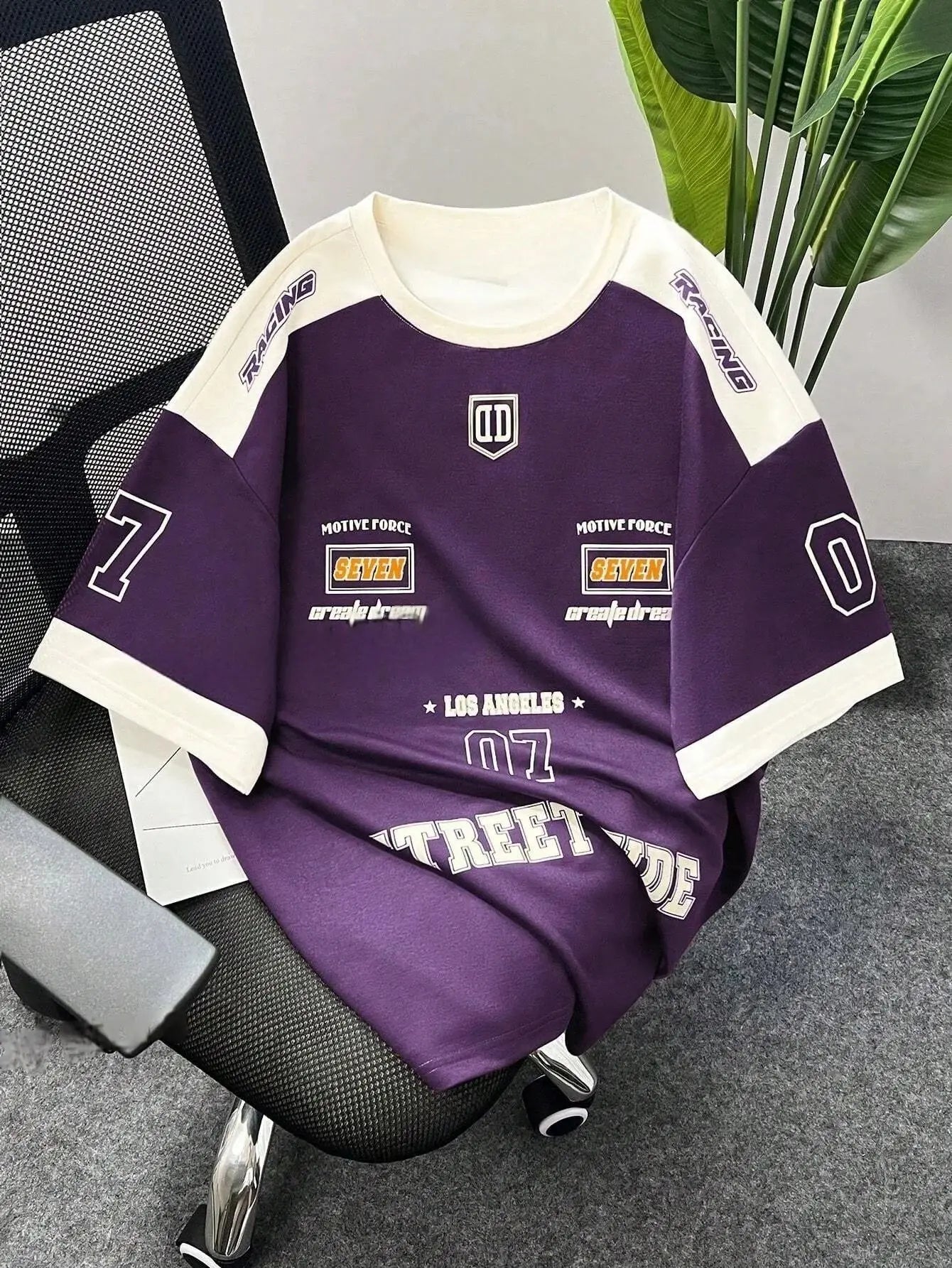 The 2026 summer new men's T-shirt 3D digital printed short-sleeved T-shirt, men's sportswear, Brooklyn racing football T-shirt,