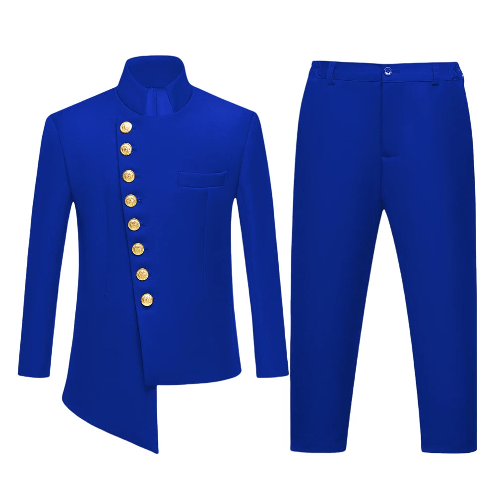 DMDRS Kids Formal Suit Set from Toddler to Teen - Ship Today Graduation Recital Communion Tuxedo - Jacket Pants Outfit Secondary image