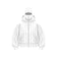Men's and women's Balaclava Y2K Gothic Harajuku winter new item double hooded sweatshirt Unisex hooded mask zipper sportswear