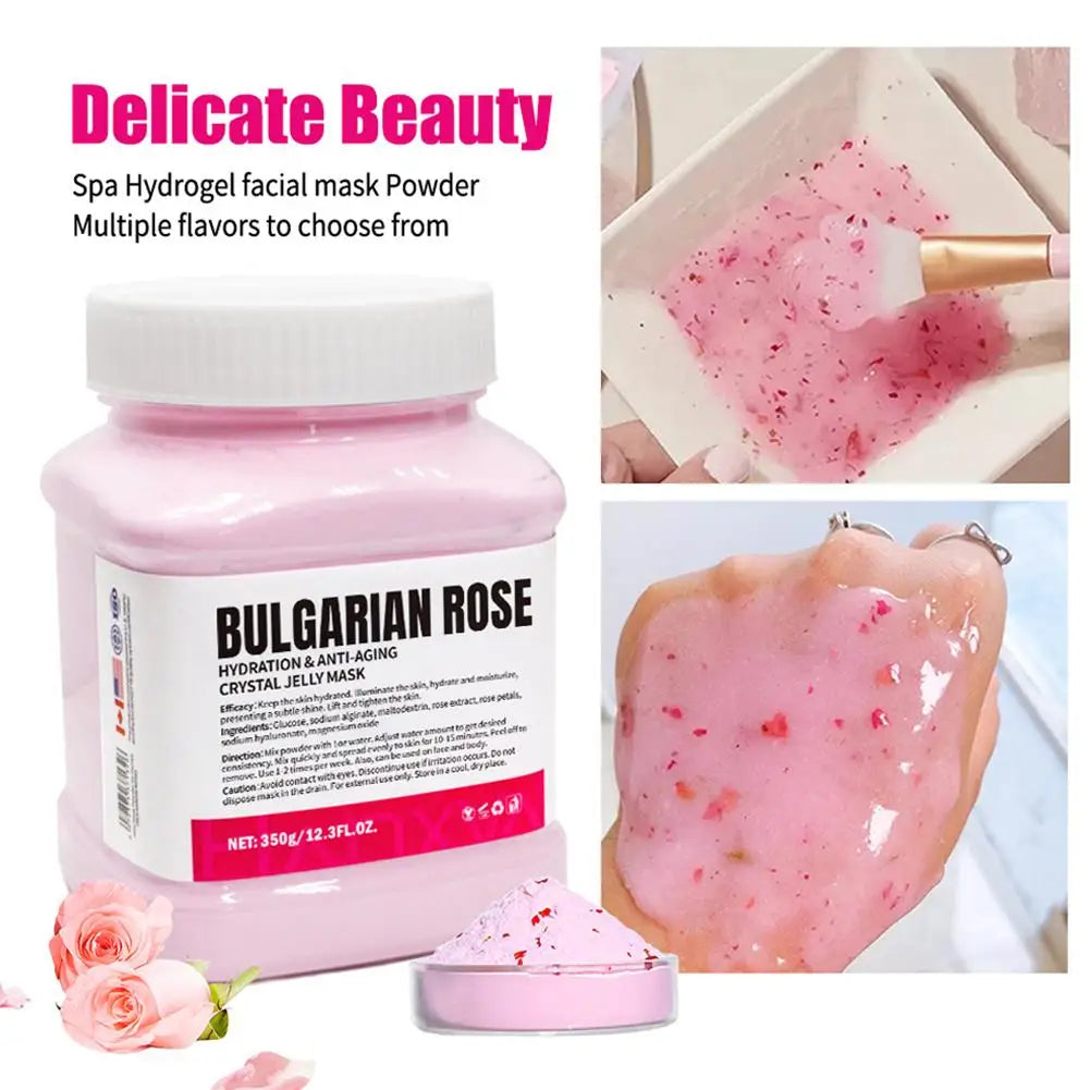 Jelly Mask for Facial Professional Rose Smooth Face Mask Skin Care, Hydrated Nourished Hydro Jelly Mask Powder,Gel Peel Off MasK Secondary image