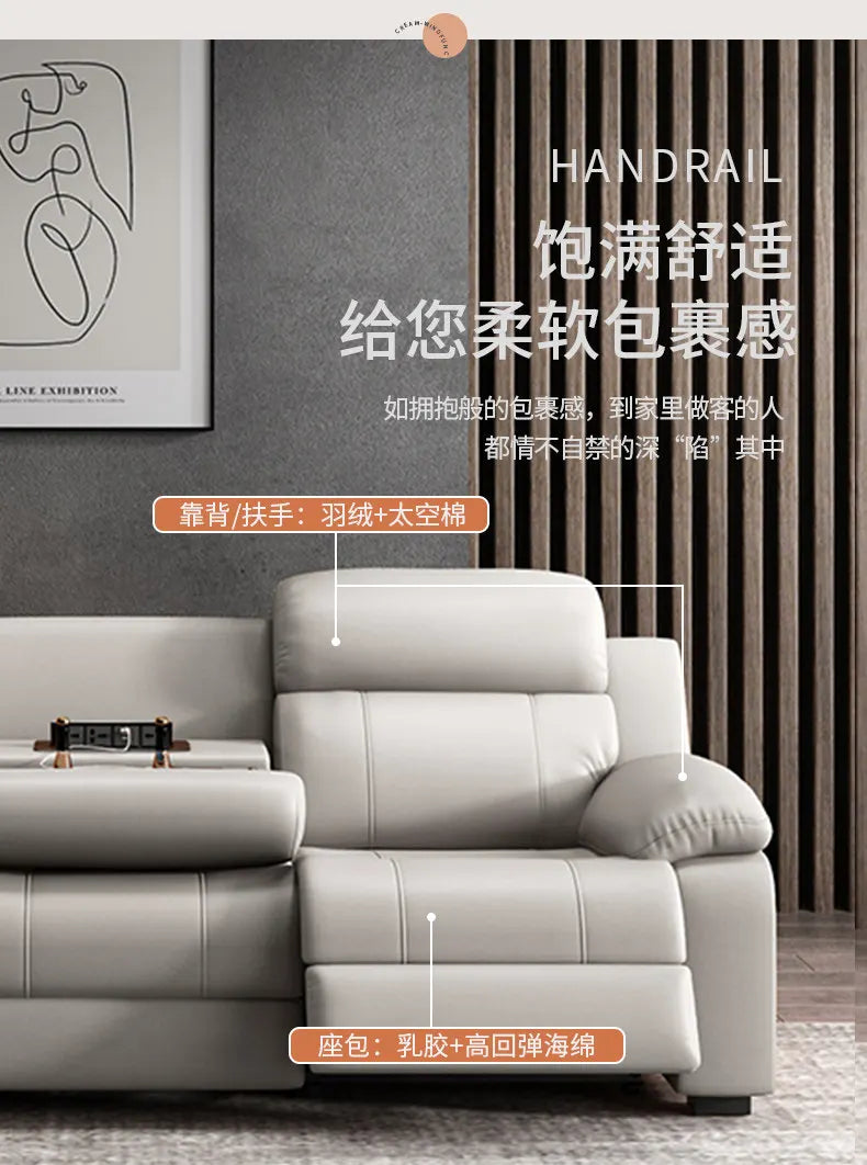 Classic Cheap Electric Recliner Sofas Gray Design European Quality Living Room Sofas Luxury Modern Divano Soggiorno Furniture
