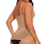 Body Shaper for Women Tummy Control Shapewear Compression Tanks Cami Tops V-Neck Camisoles Seamless See Through Waist Shaper