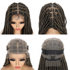 Dreadlocks Braided Wigs Synthetic Locs Full Lace Wig Female Braids Full Lace Wigs Women African Box Braids Hair Wigs For Woman