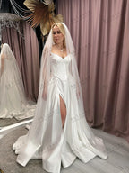Modern Wedding Dresses Satin Bridal Gowns Elegant Robes For Formal Party Sexy High Slit Dress Vestidos De Novia Customized 2026