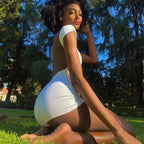 Backless Playsuit Women Jumpsuit Short Sleeve Bodysuit Slim Fit Monos Mujer Elegante Short One-pieces Sexy Romper Y2k Clothes